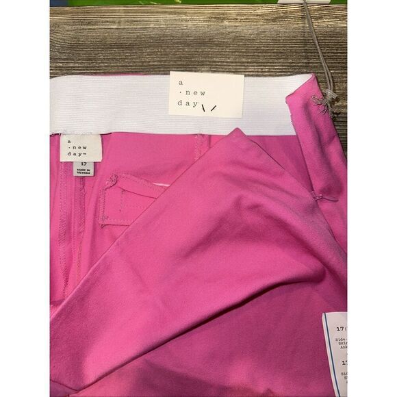 Women s High-Rise Slim Fit Ankle Pants - a New Day Pink. Size 17. NWT. Z - Picture 3 of 10